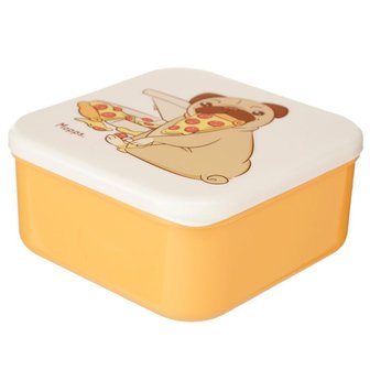 Mopshond lunchboxen set 3x