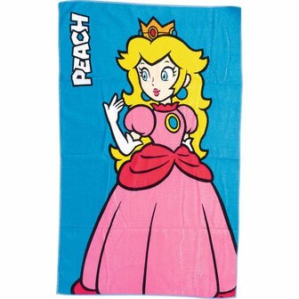 Nintendo Super Mario handdoek 50 x 80 cm - Peach