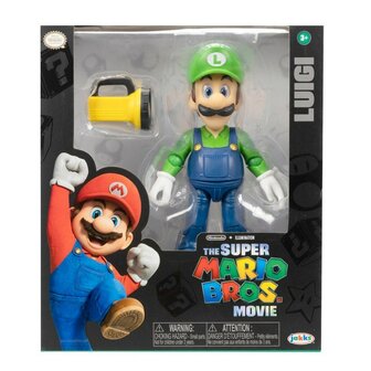 Super Mario Bros the Movie Luigi figuur 13 cm