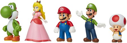 Super Mario 5 figuren set 6 cm