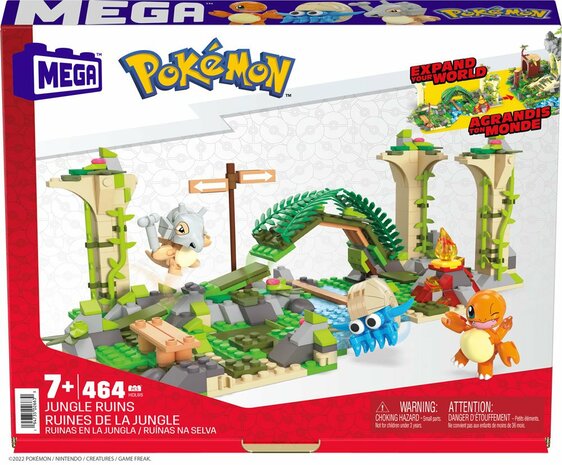 Pokémon Mega Construx Construction Set Jungle Ruins
