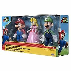 Super Mario Bros pack 3 figures 10 cm - Mario Luigi Peach