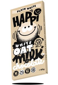 Happi Oat milk chocoladereep - Plain white - 80g